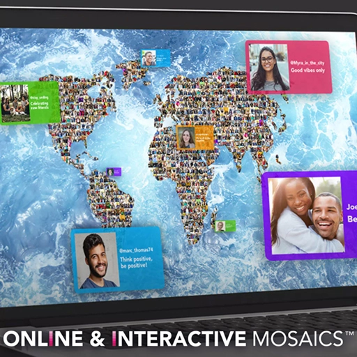 Online Interactive Photo Mosaic with zoom and explore capabilities